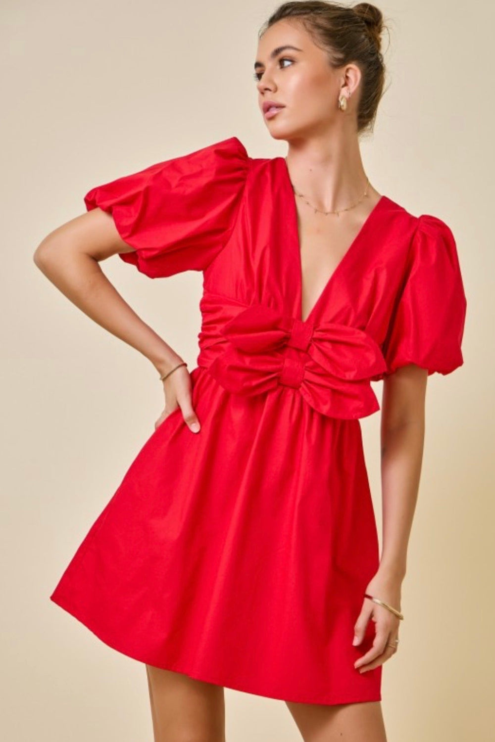 bisou bisou red dress Bisou Bisou Strappy Red Dress