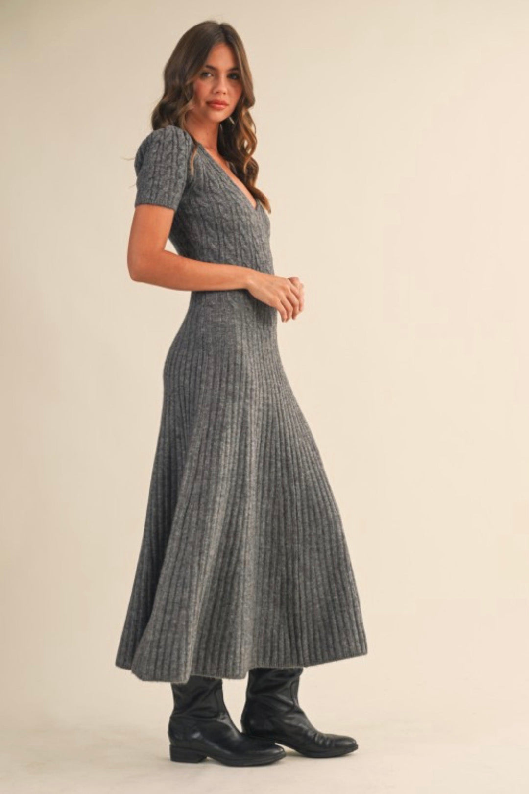 Breezy City Sweater Dress