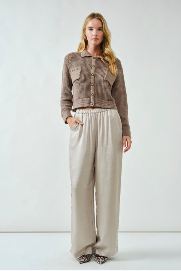 Arlene Crinkle Satin Bottoms