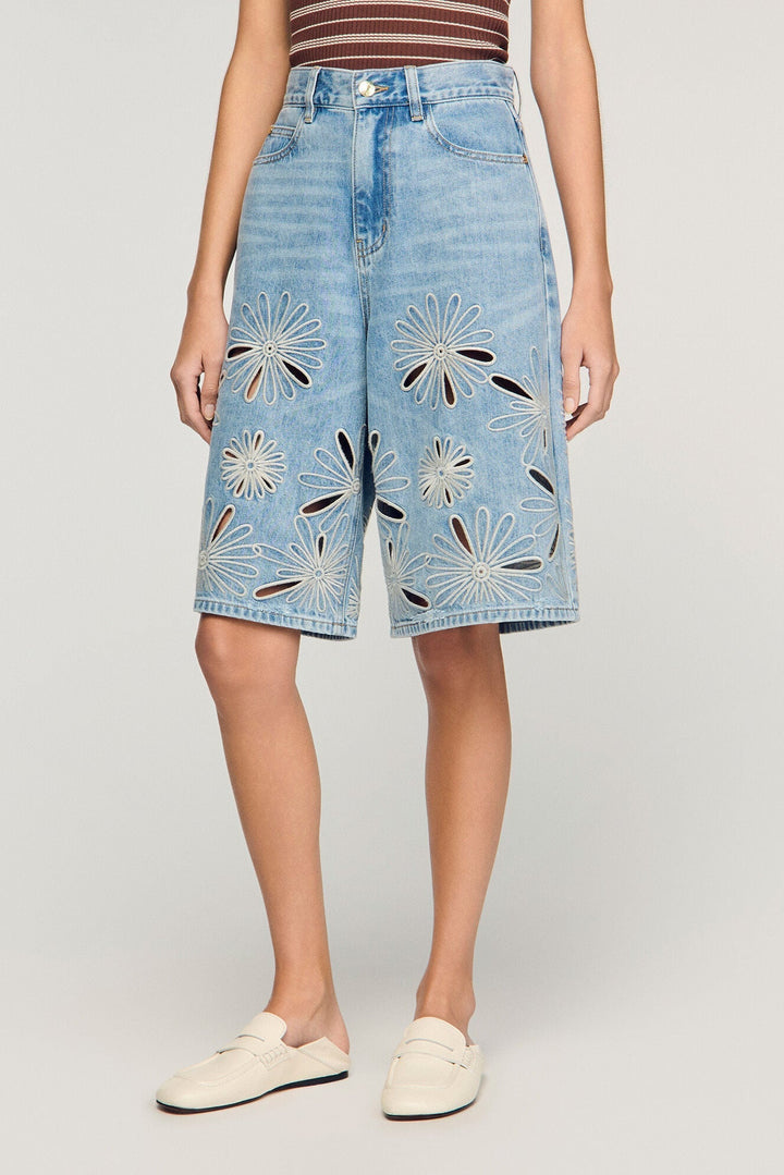 Solana Cutout Bermudas