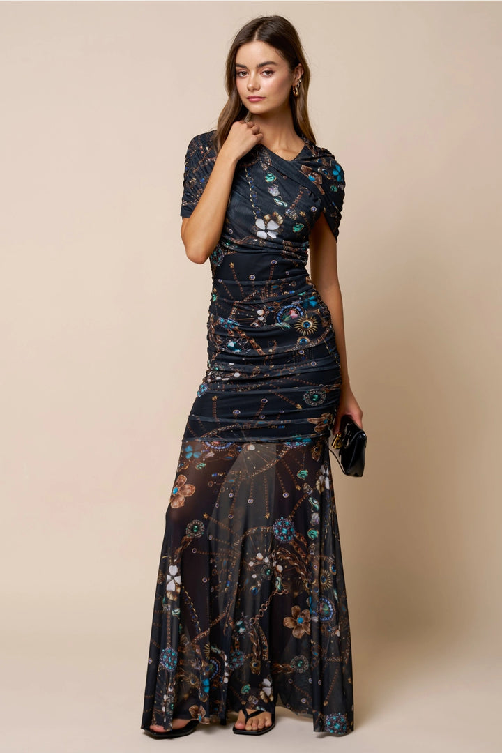 Crush Hour Mesh Maxi Dress