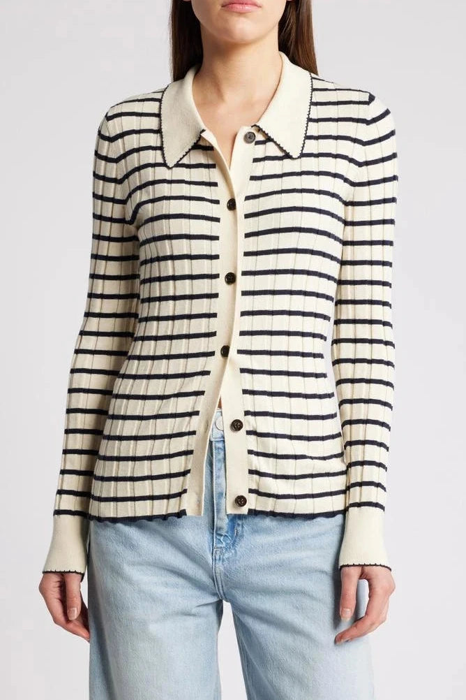 Gildelle Stripe Knit Top