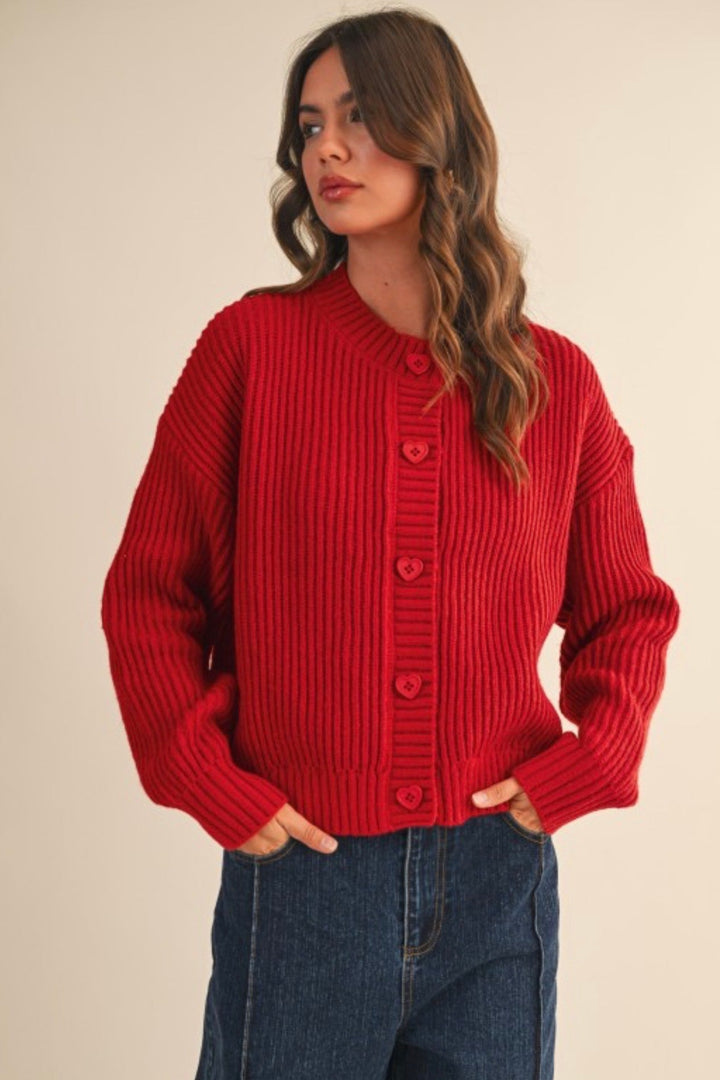 All The Love Button Down Cardigan