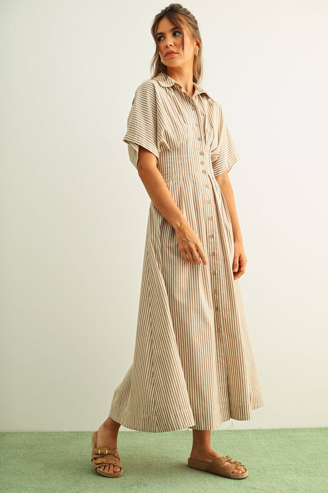 Mia Waist Detail Shirtdress