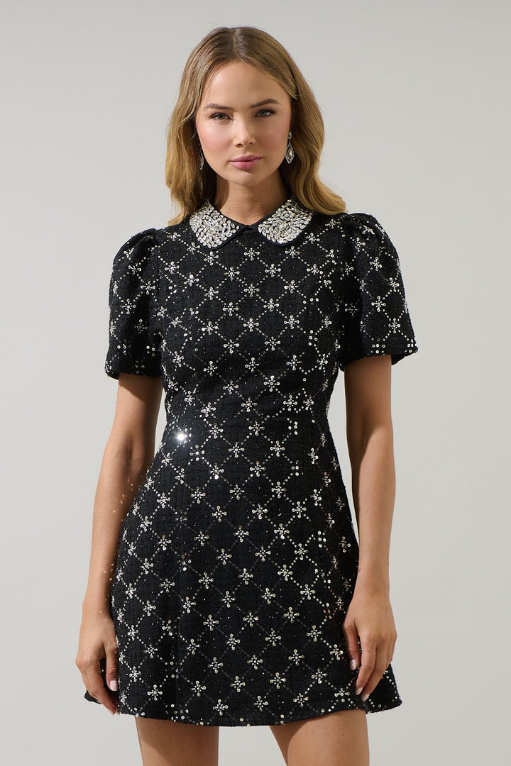 This is My Year Rhinestone Mini Dress