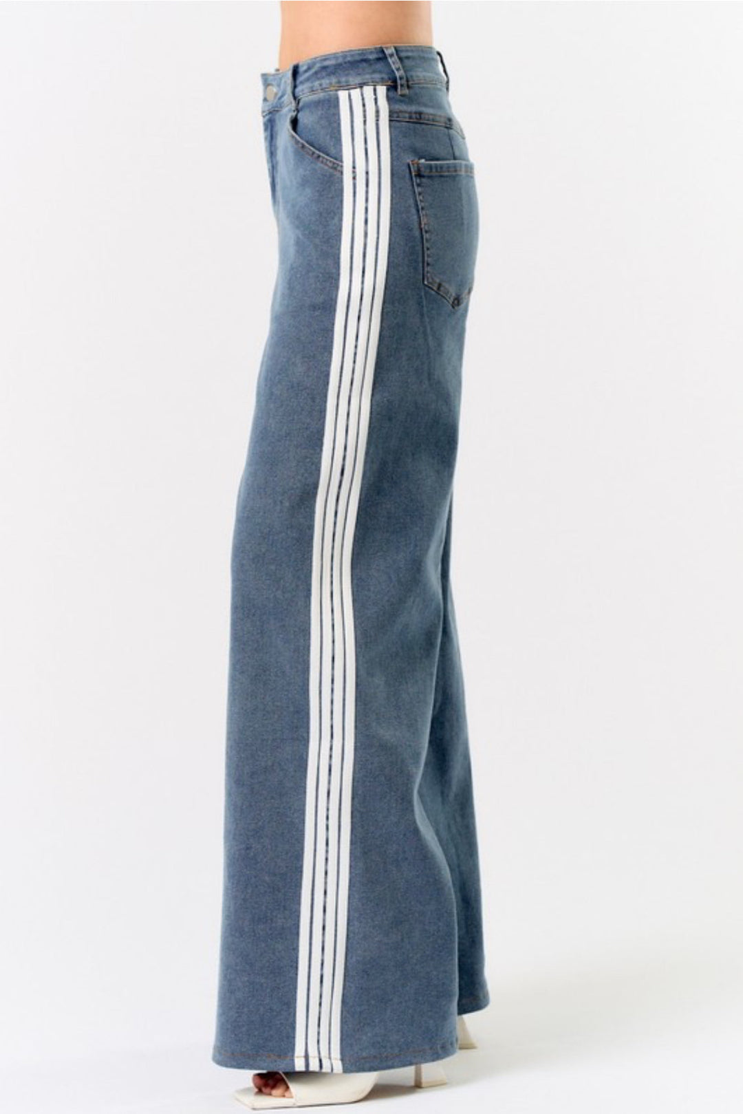 Free Denim Side Striped Jeans