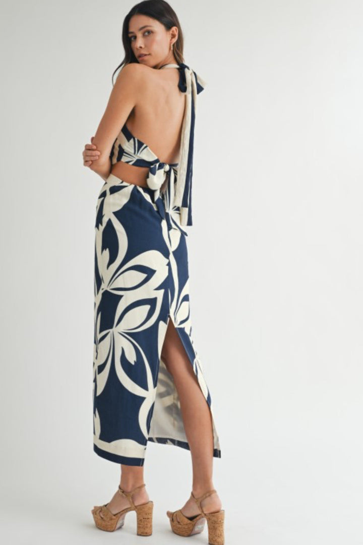 Narah Halter Neckline Midi Dress