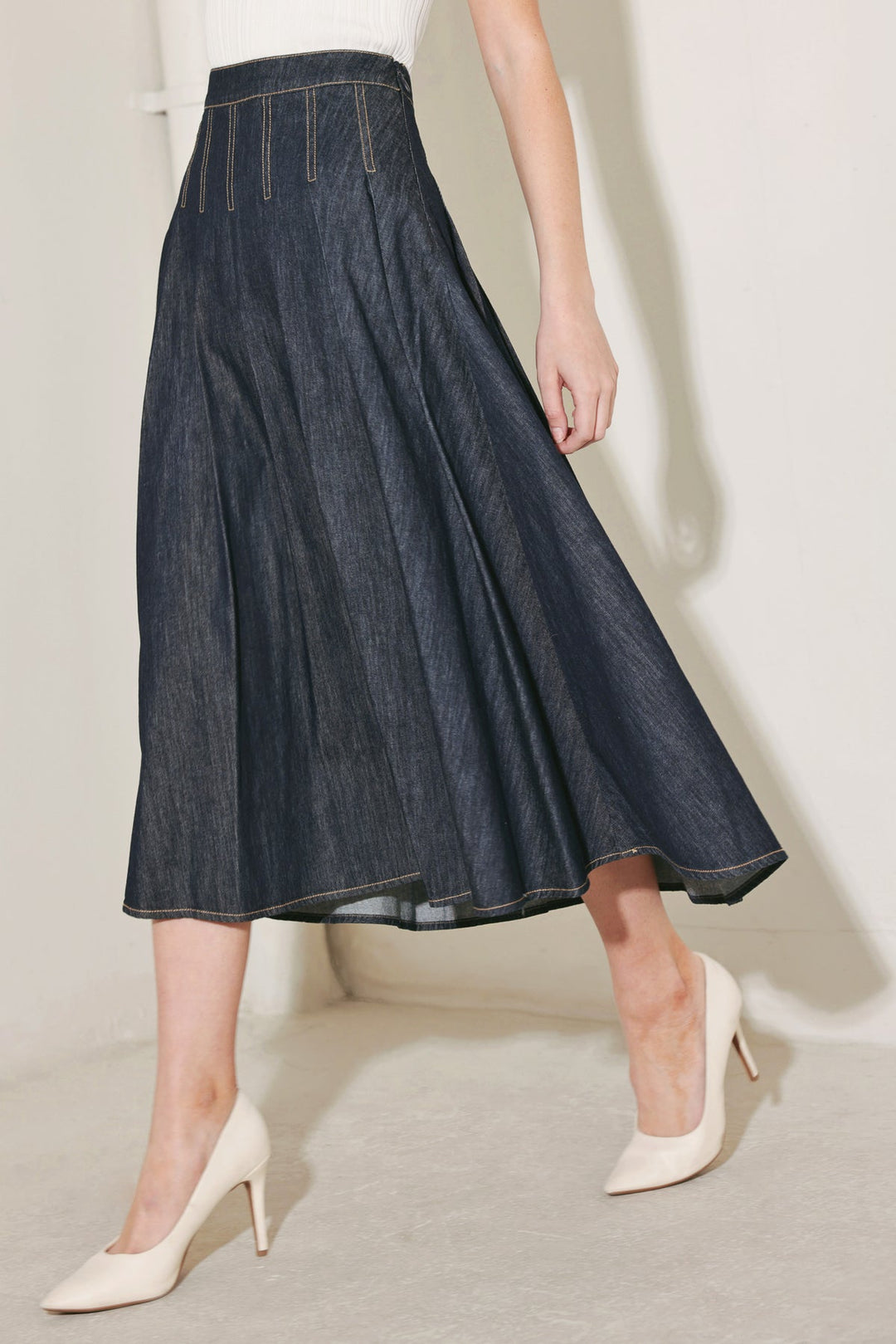 Azuki Denim Skirt