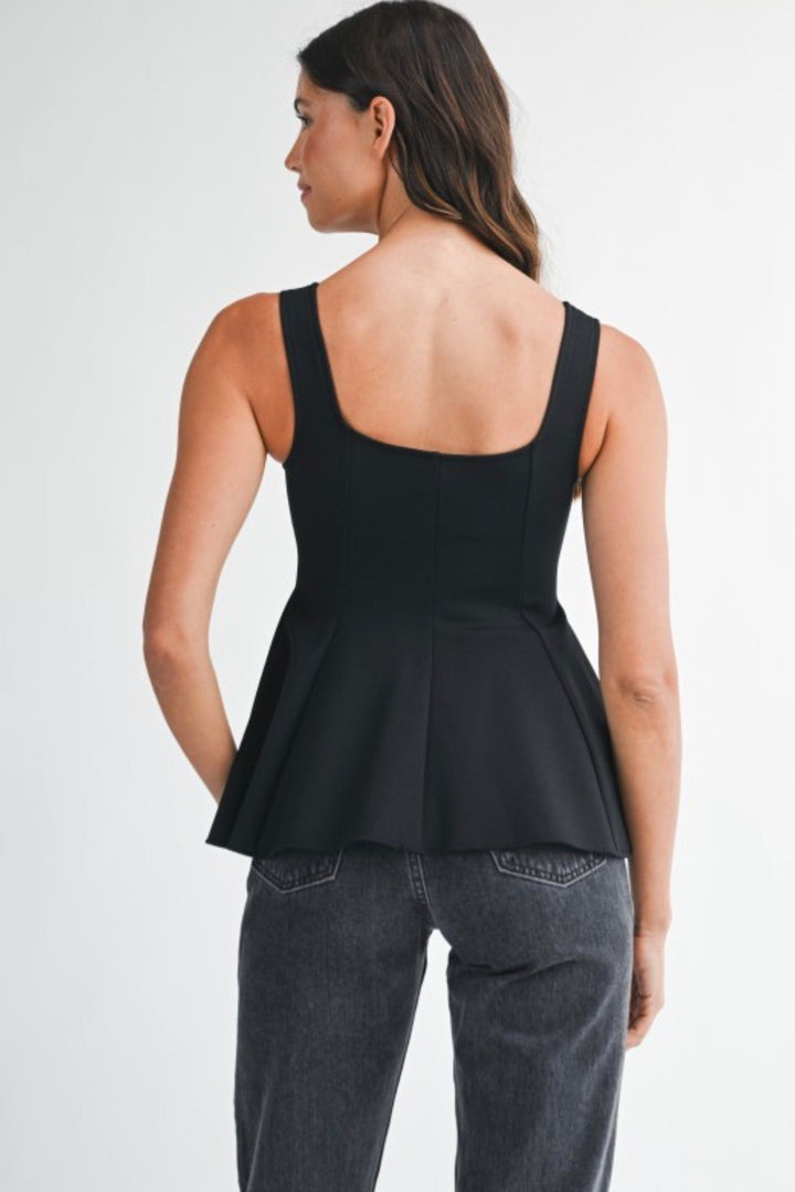 Sweetheart Peplum Top