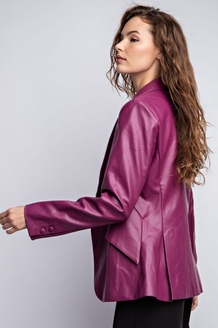 Farrow Leather Blazer