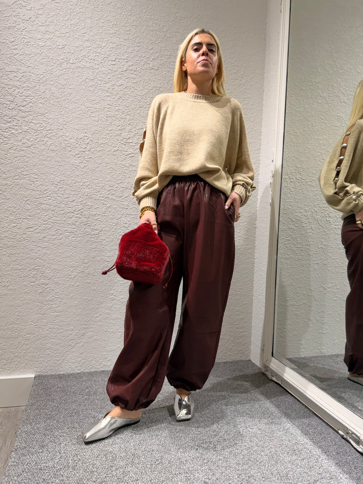 Alta Leather Joggers