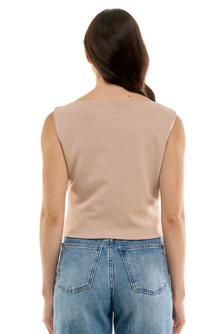 Dusky Button Top