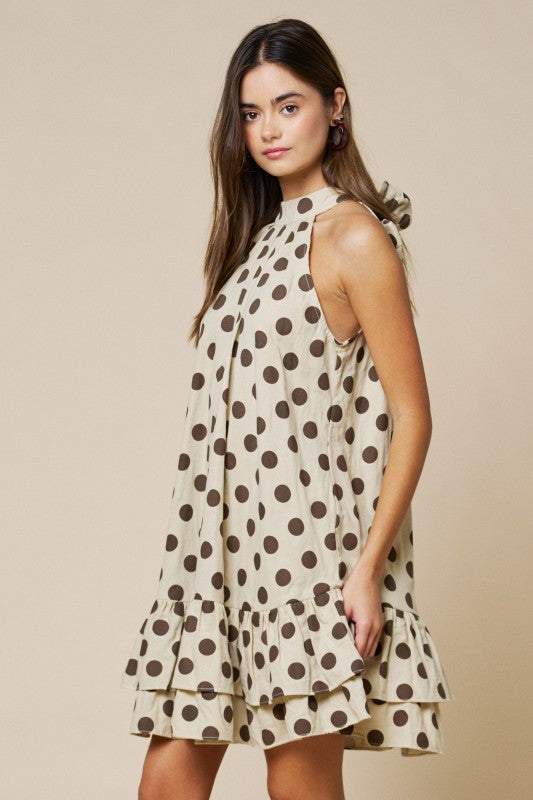 Kensie Dot Mini Shift Dress