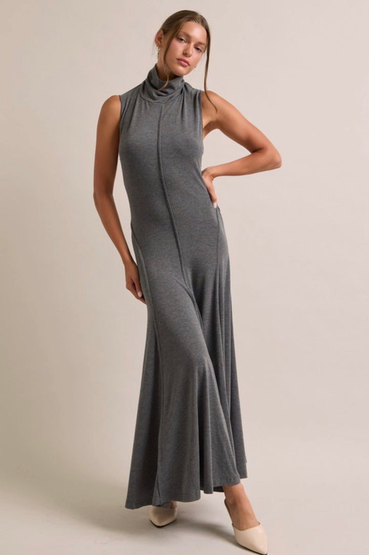 Senia Mockneck Maxi Dress