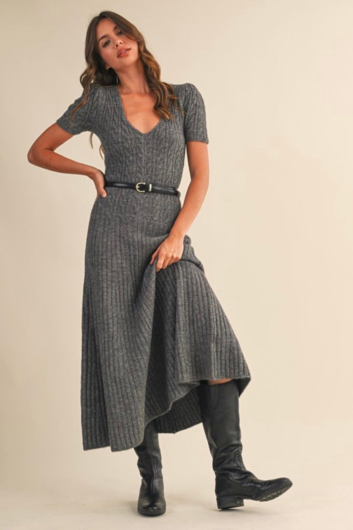 Breezy City Sweater Dress