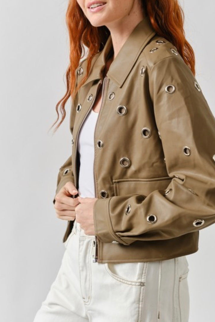 Eileen Grommet Jacket