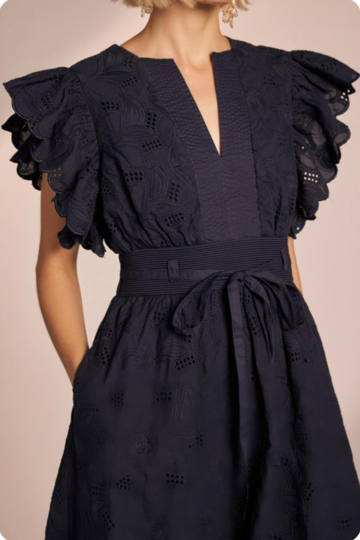 Cadee Scallop Mini Dress