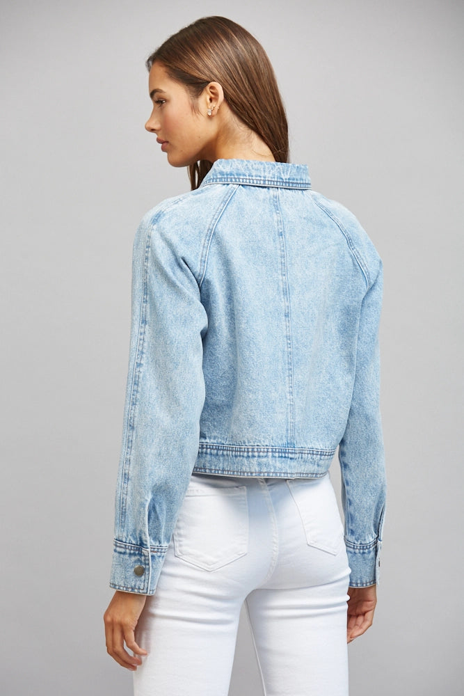 Denim Club Cropped Jacket