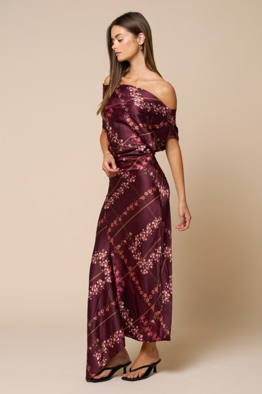 Worth The Wait Draped Maxi Dress