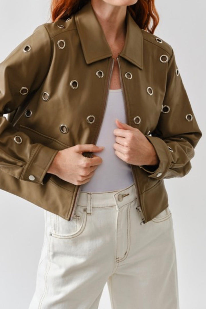 Eileen Grommet Jacket