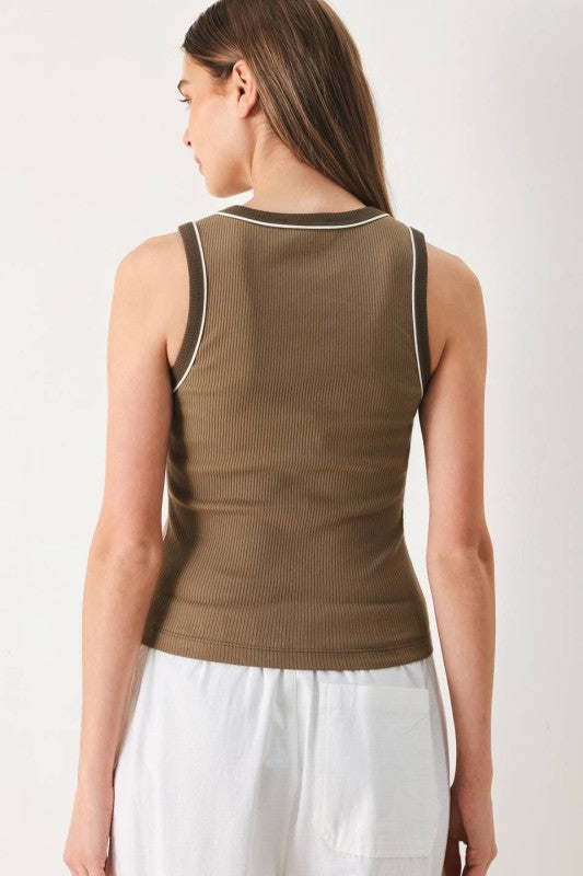 Candice Ribbed Tank Top