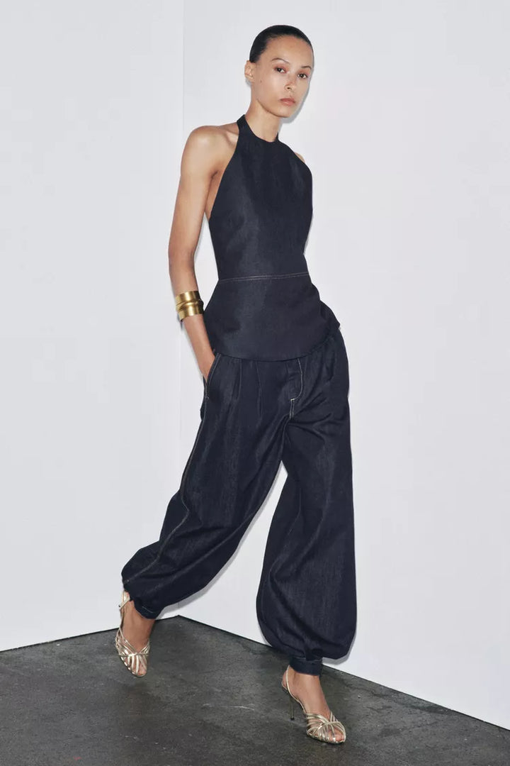 Modern Day Balloon Denim Bottoms