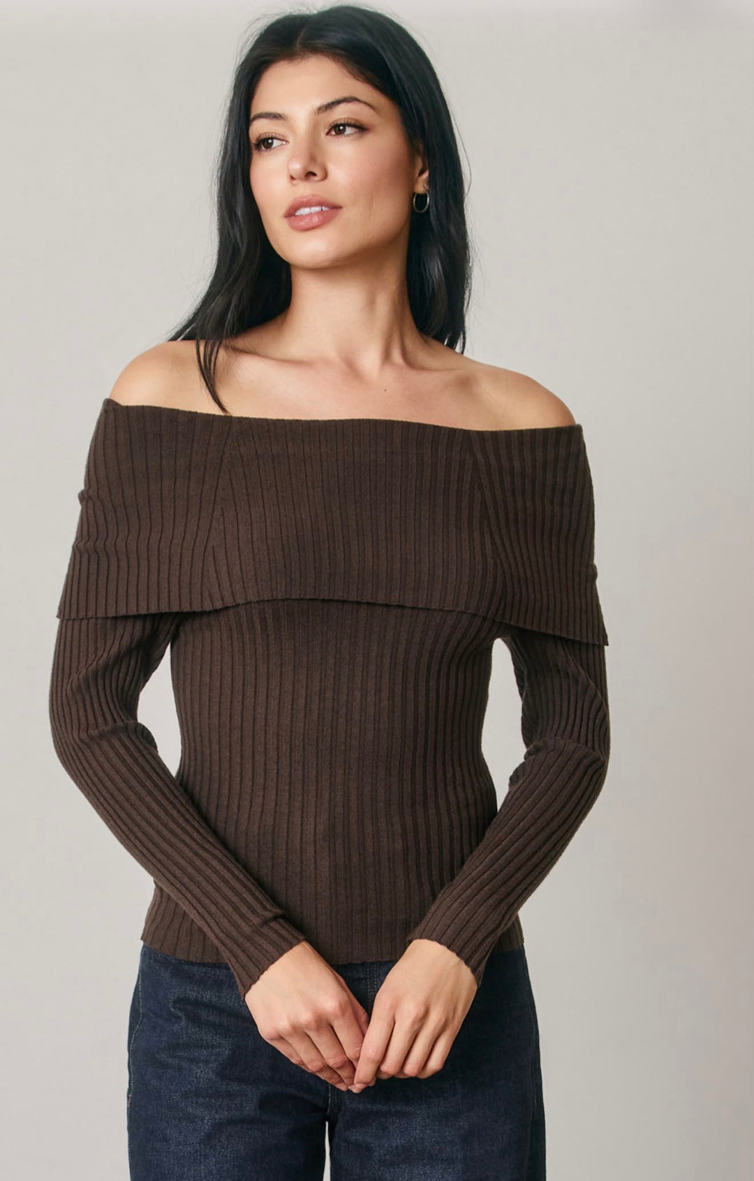 Nora Off Shoulder Knit Top
