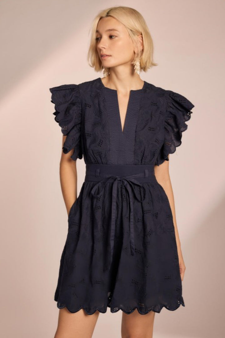 Cadee Scallop Mini Dress