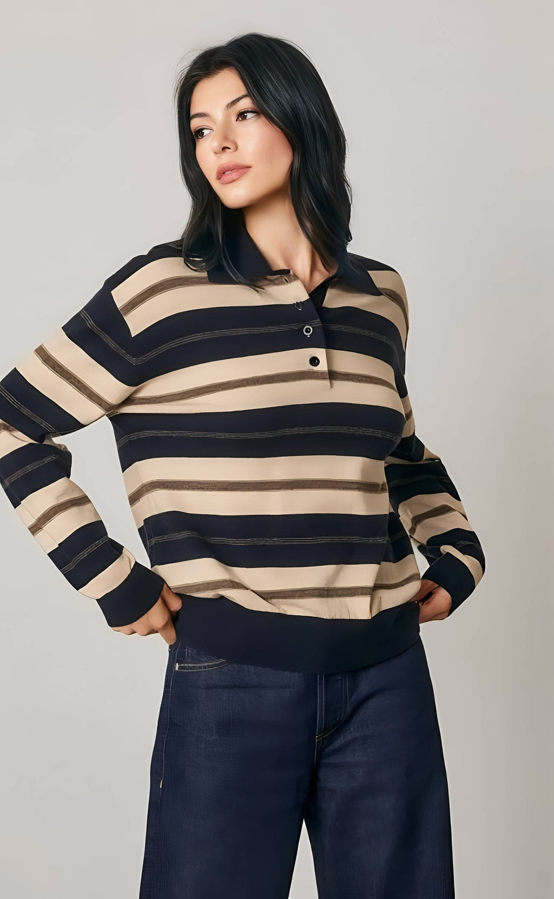 Phoenix Stripe Top