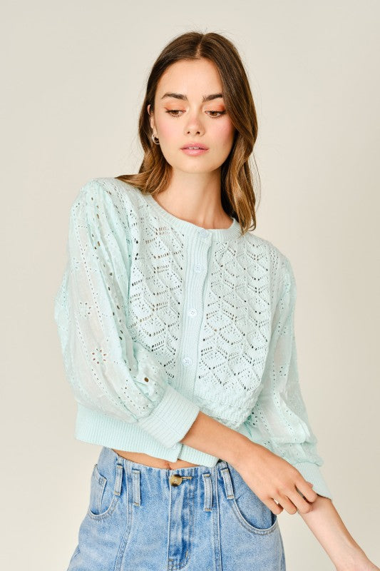 Amber Crochet Cardigan