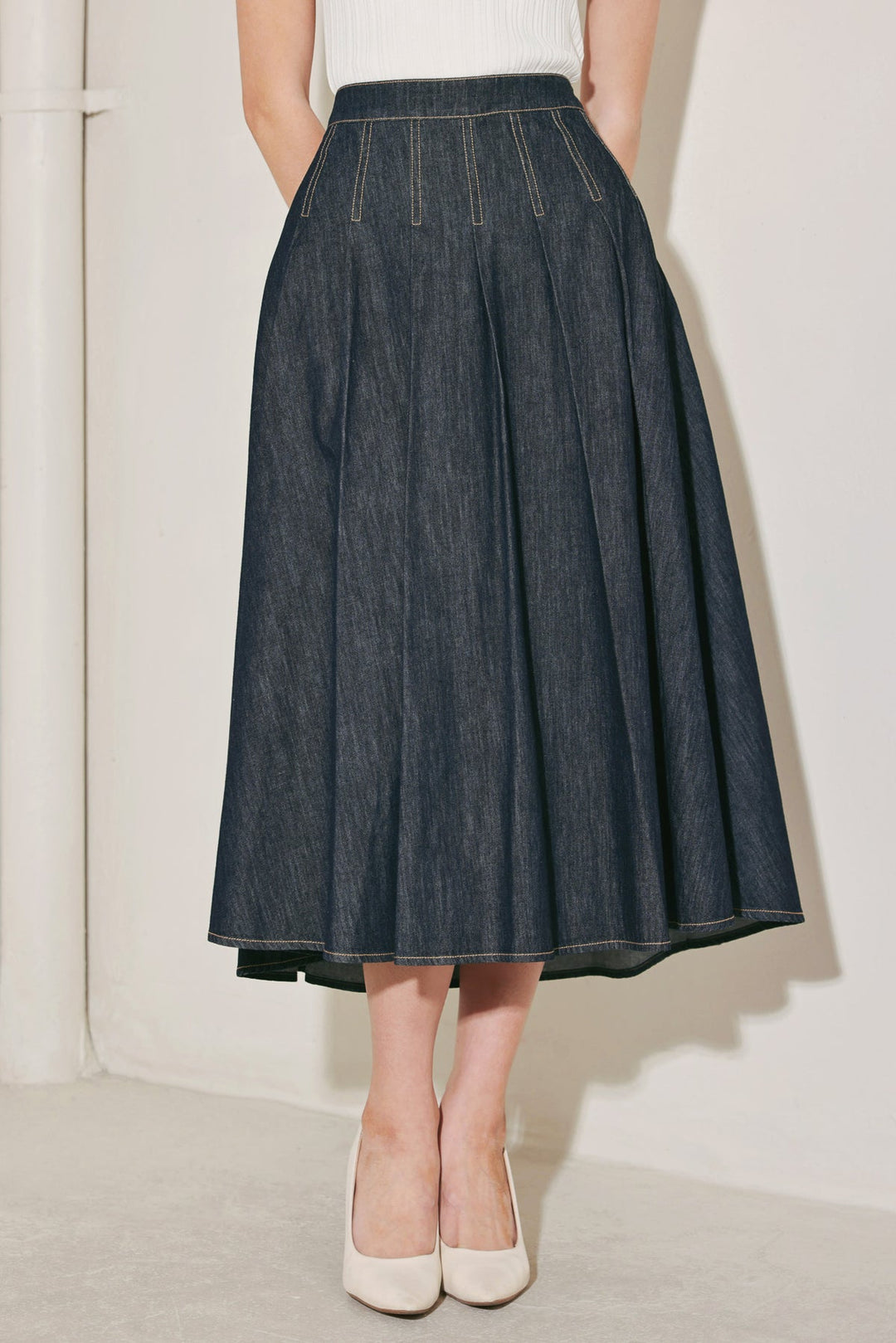 Azuki Denim Skirt