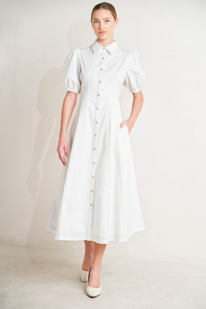 Garden Glam Poplin Dress