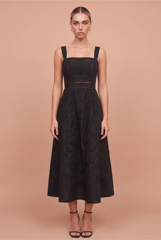 Melodine Lace Midi Dress