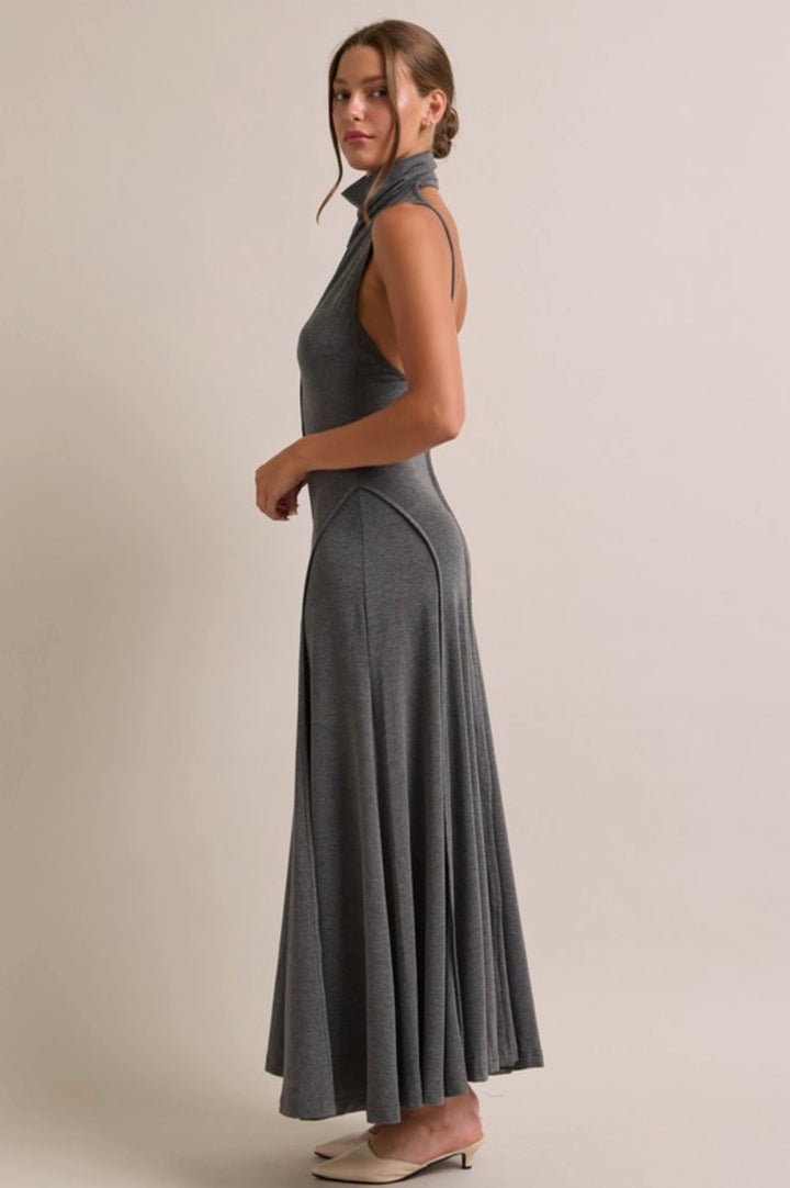 Senia Mockneck Maxi Dress