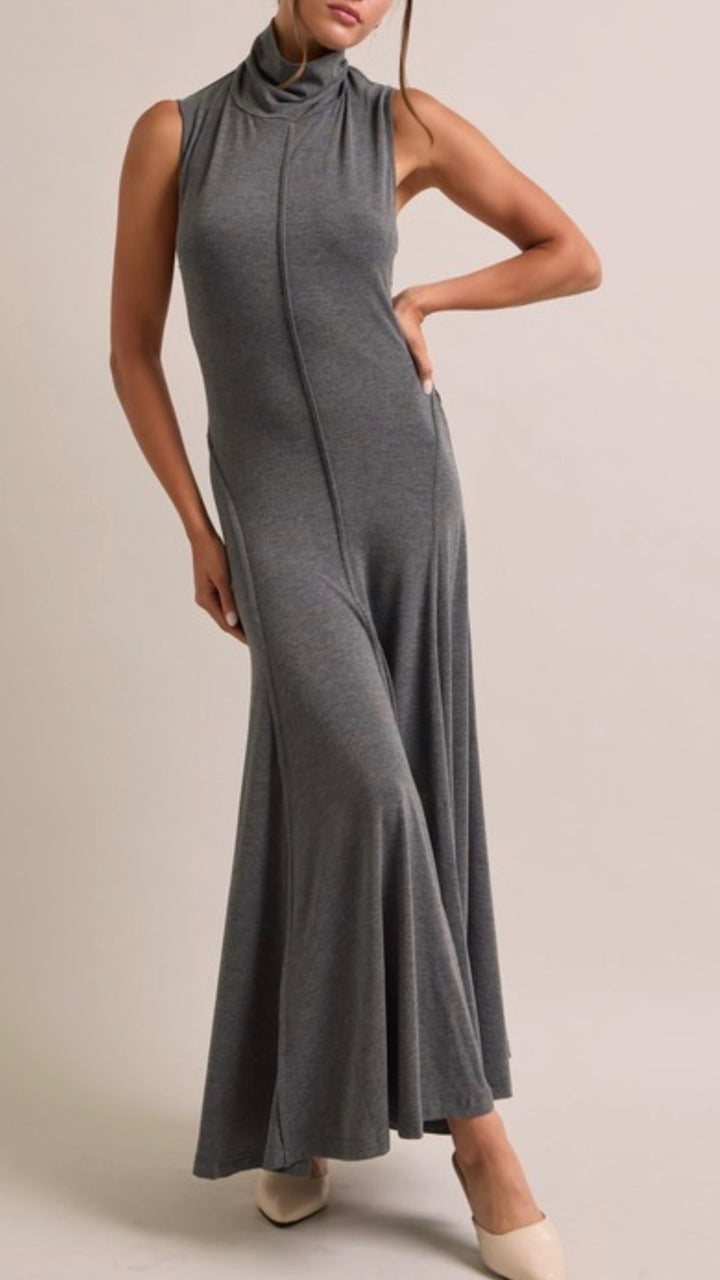 Senia Mockneck Maxi Dress