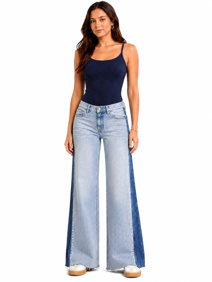 Tony Mid-Rise Two Tone Jean
