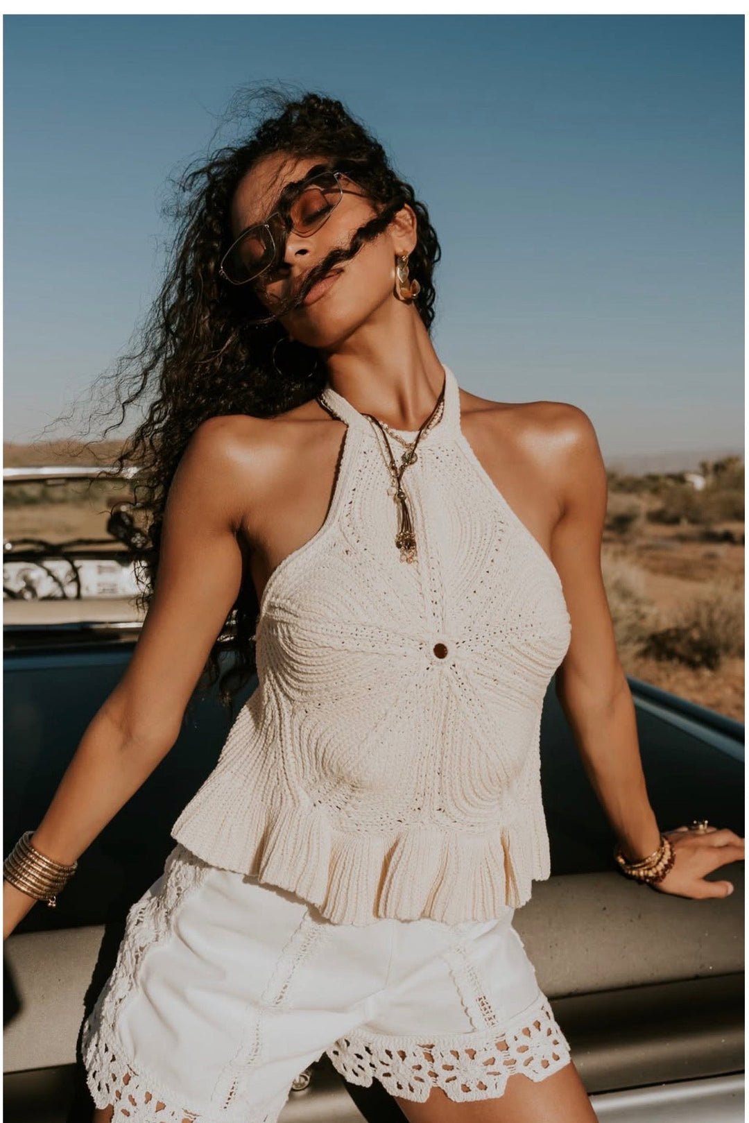 Close To Me Knit Halter Top