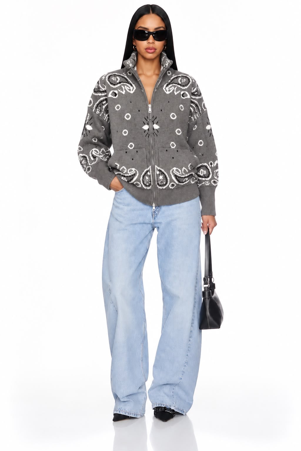 Ana Bandana Cardigan