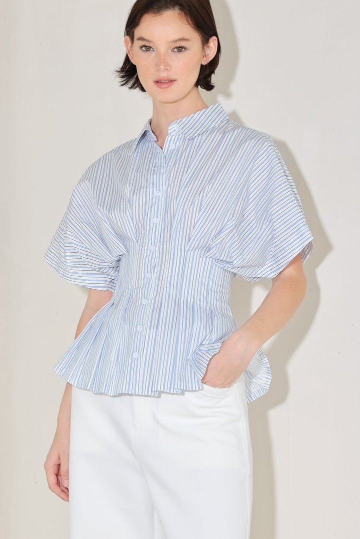 Line Up Poplin Top