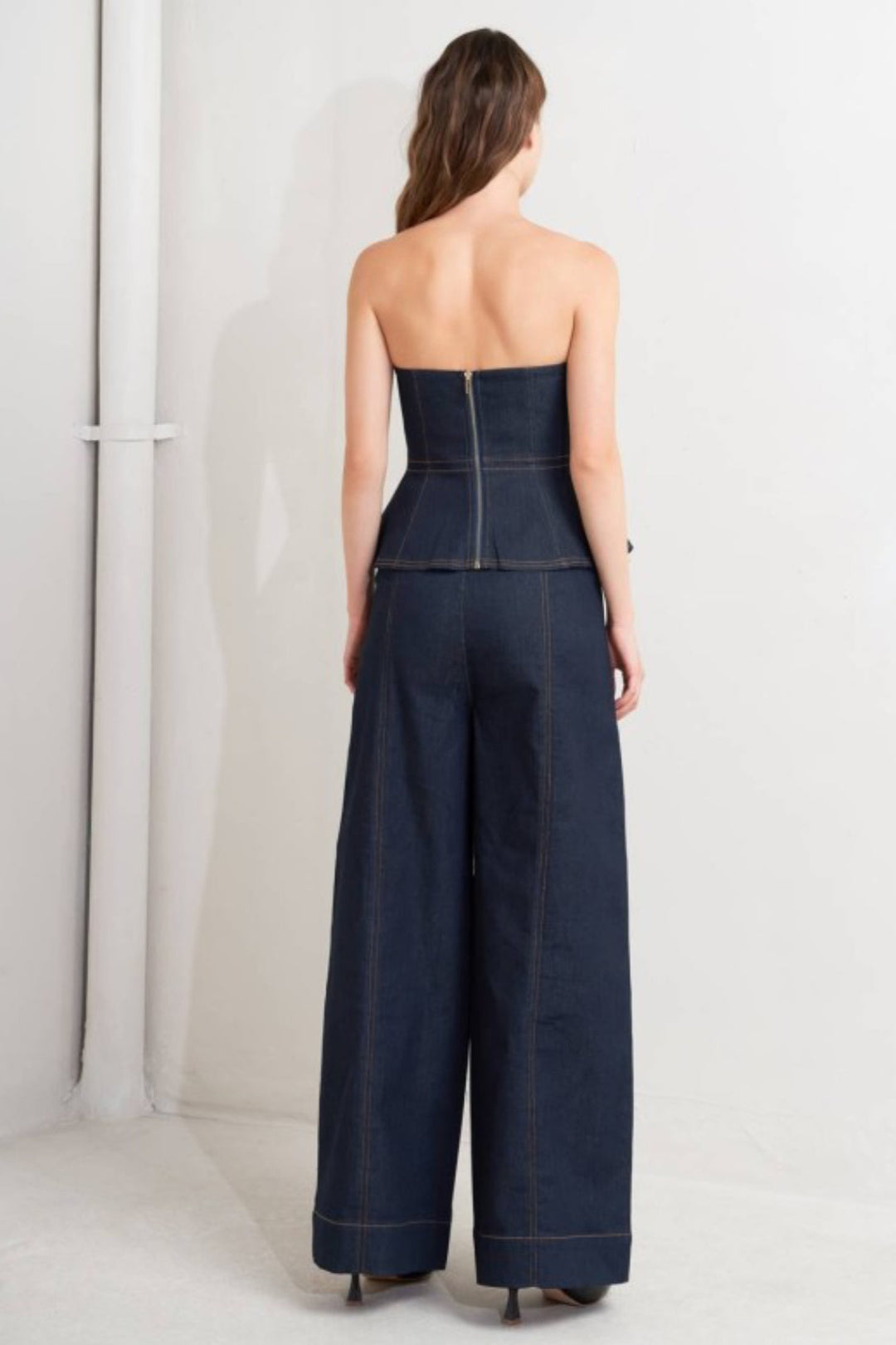 Corey Stitched Denim Bottoms