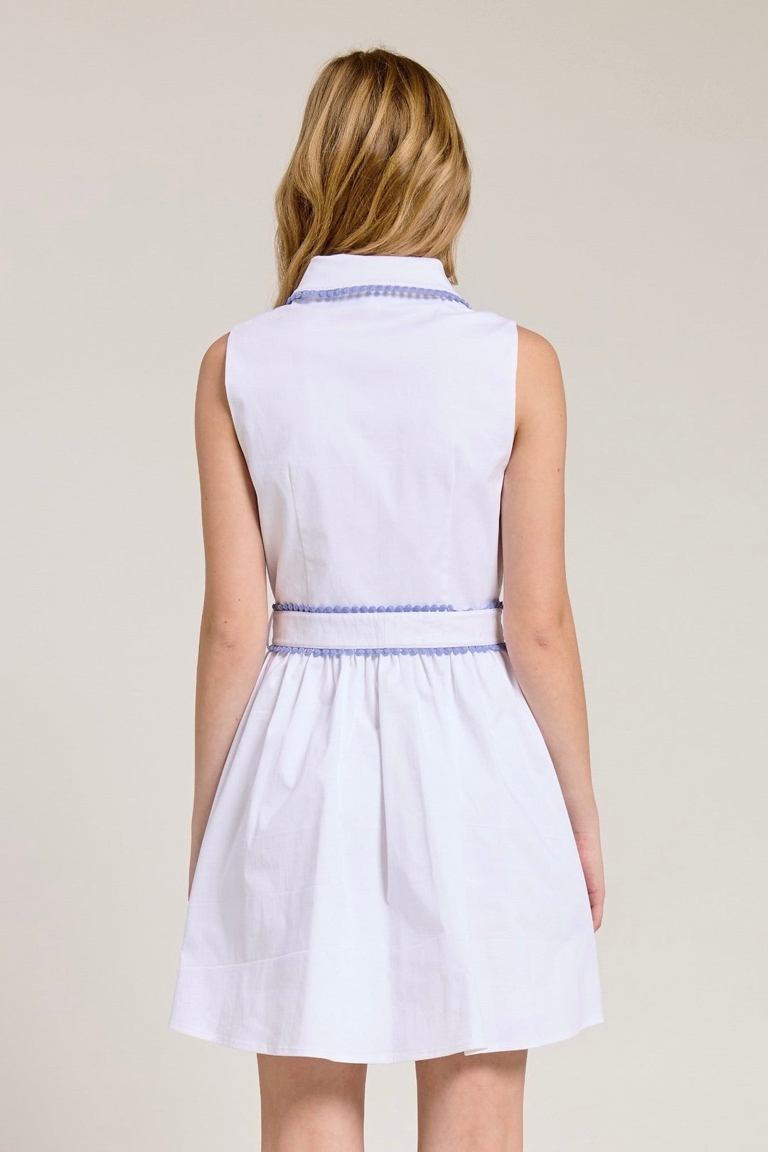 Sailboat Poplin Mini Dress