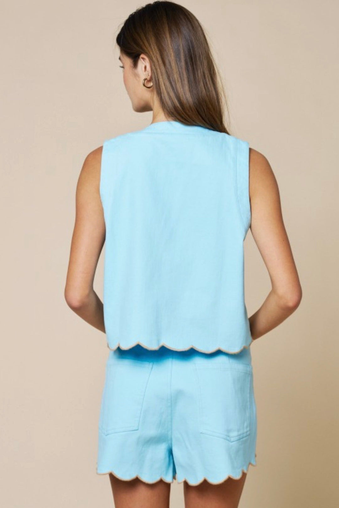 Arelle Front Tie Vest