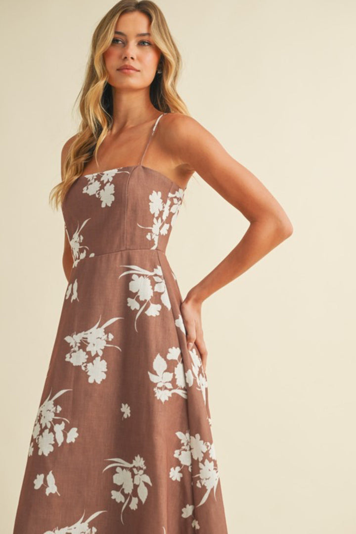 Nasha Floral Midi Dress