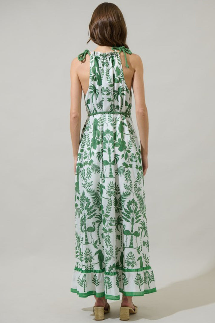 Kimana Halter Neck Maxi Dress