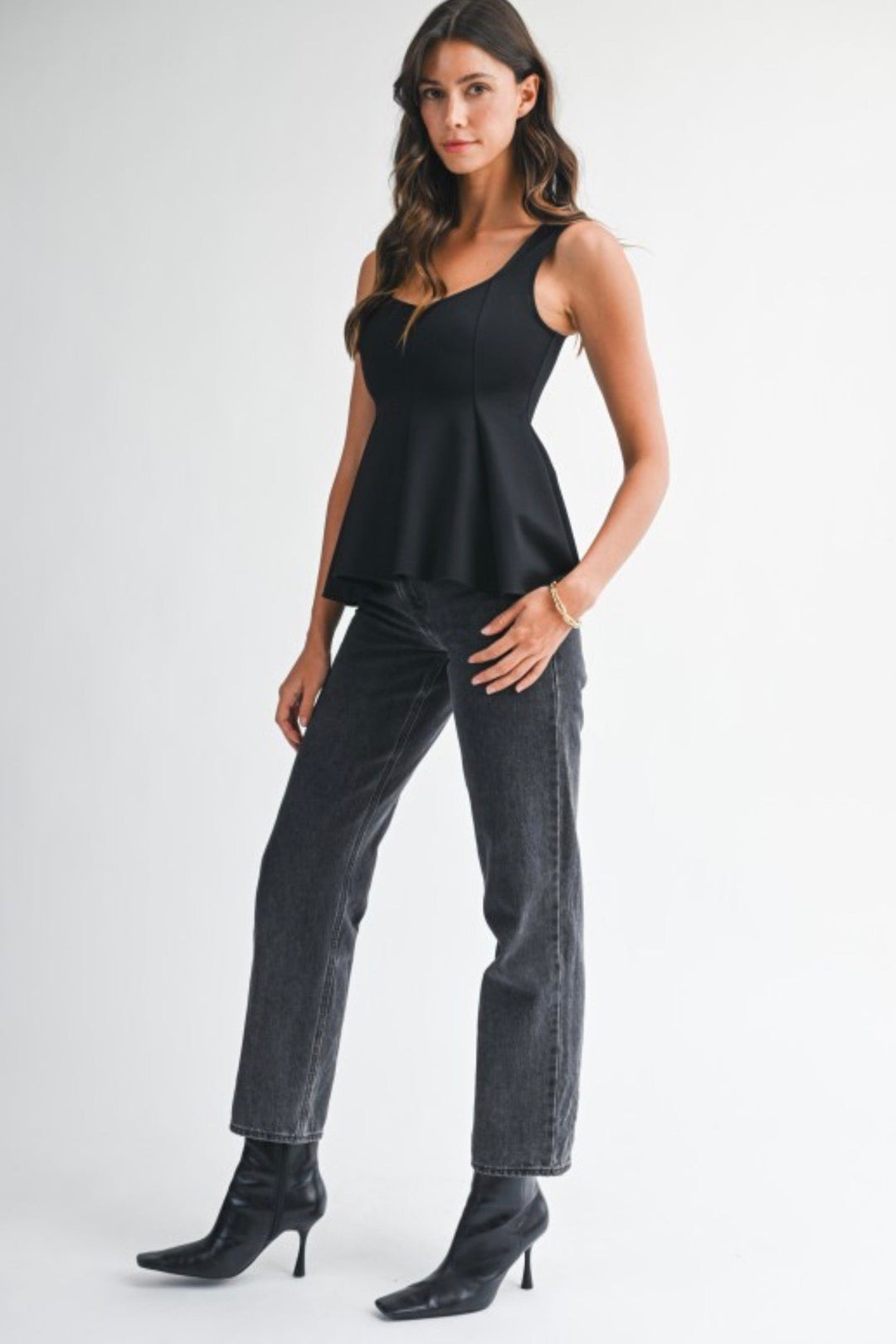 Sweetheart Peplum Top