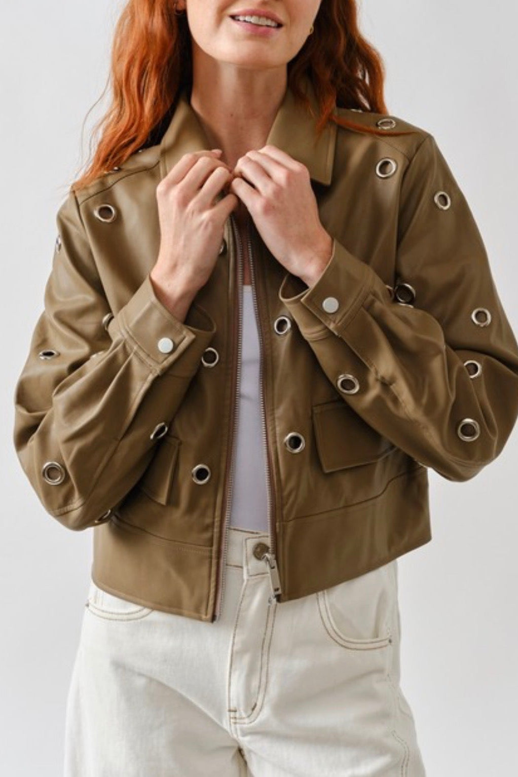 Eileen Grommet Jacket