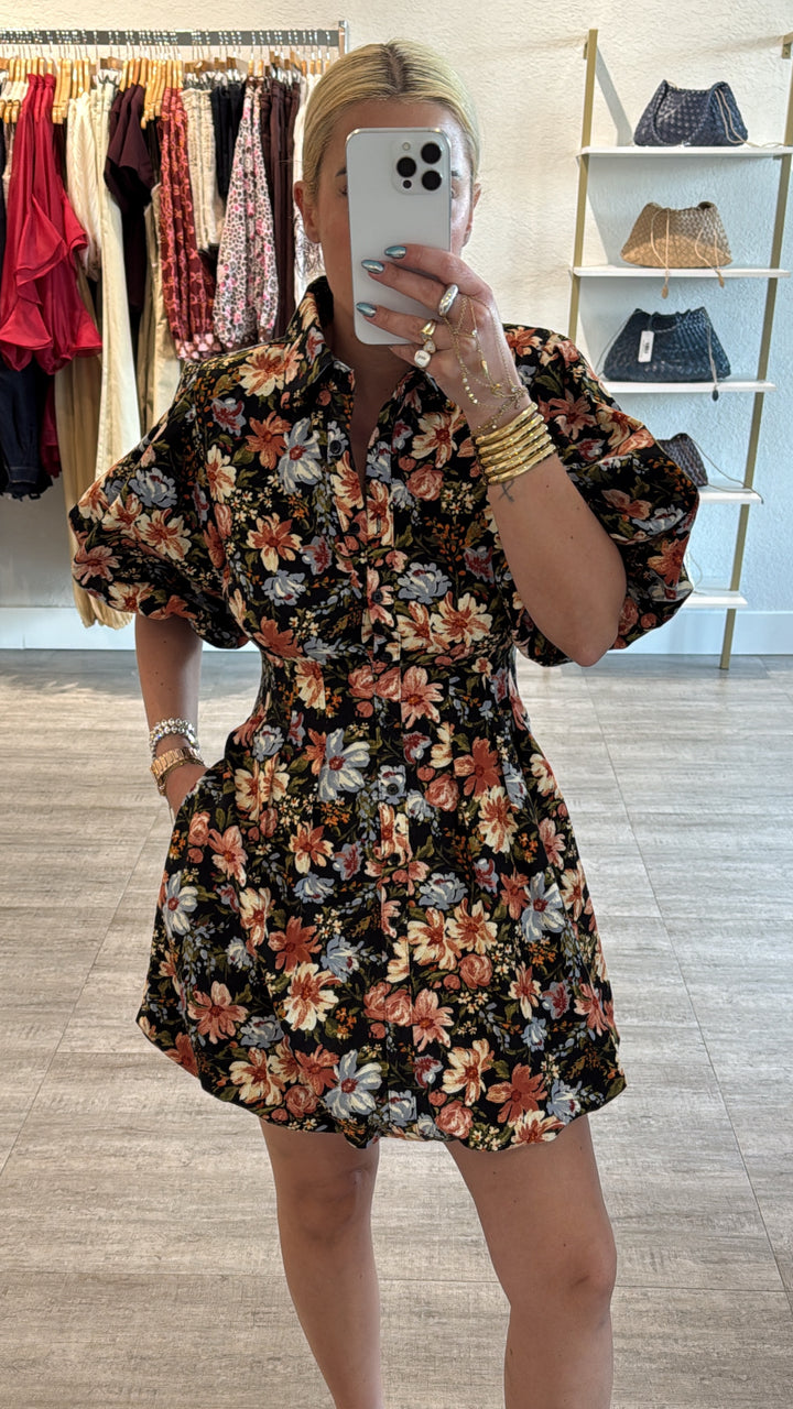 Nova Flower Bubble Dress