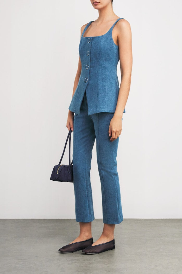 Denim Tailored Vest