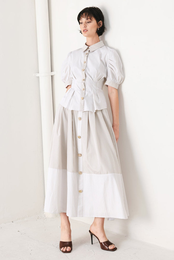 Coastal Poplin Top