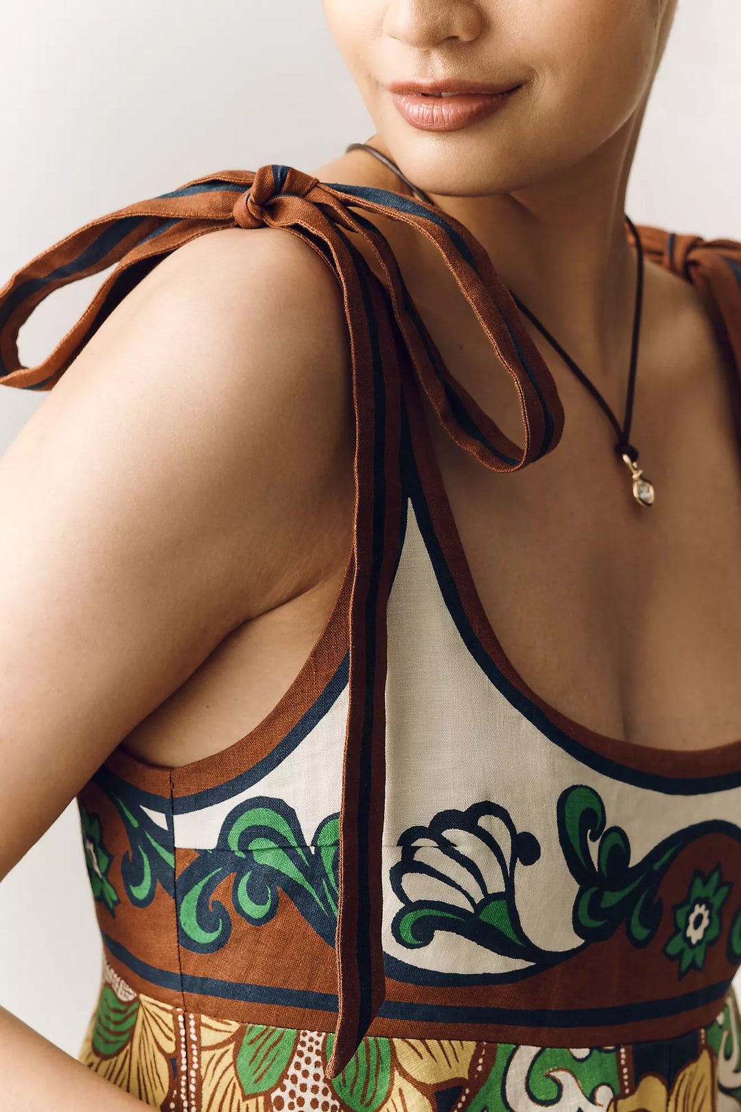 Sunset Spritz Linen Dress